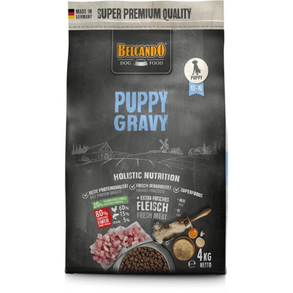 Dog food bag for puppies