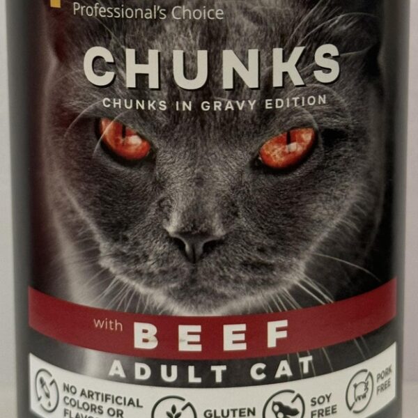 PROCHOICE Cat Canned Food with Beef 400g