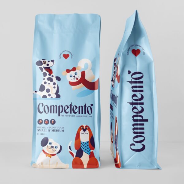 Competento Puppy Food Small & Medium Breeds Chicken 14kg