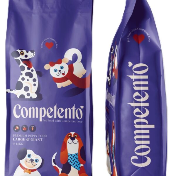 Competento Puppy Food Large & Giant Breeds Chicken 14kg