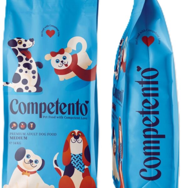 Competento Adult Dog Food Medium Breed Chicken 14kg