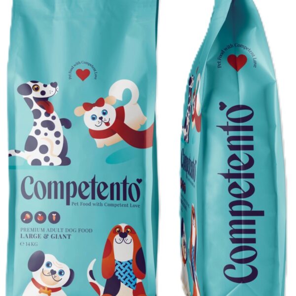 Competento Adult Dog Food Large & Giant Breed Chicken 14kg